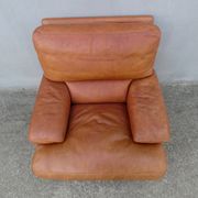 Fauteuil cuir DUVIVIER vintage loft