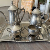 Silver-plated coffee and tea service