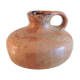 Flat vase in brown 60s-70s