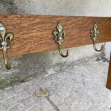 Vintage wall coat rack