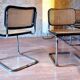 Paire de chaises B32 cesca Marcel Breuer design années 87 estampillées