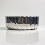 Italian silver plated bowl in spiral - 1980s