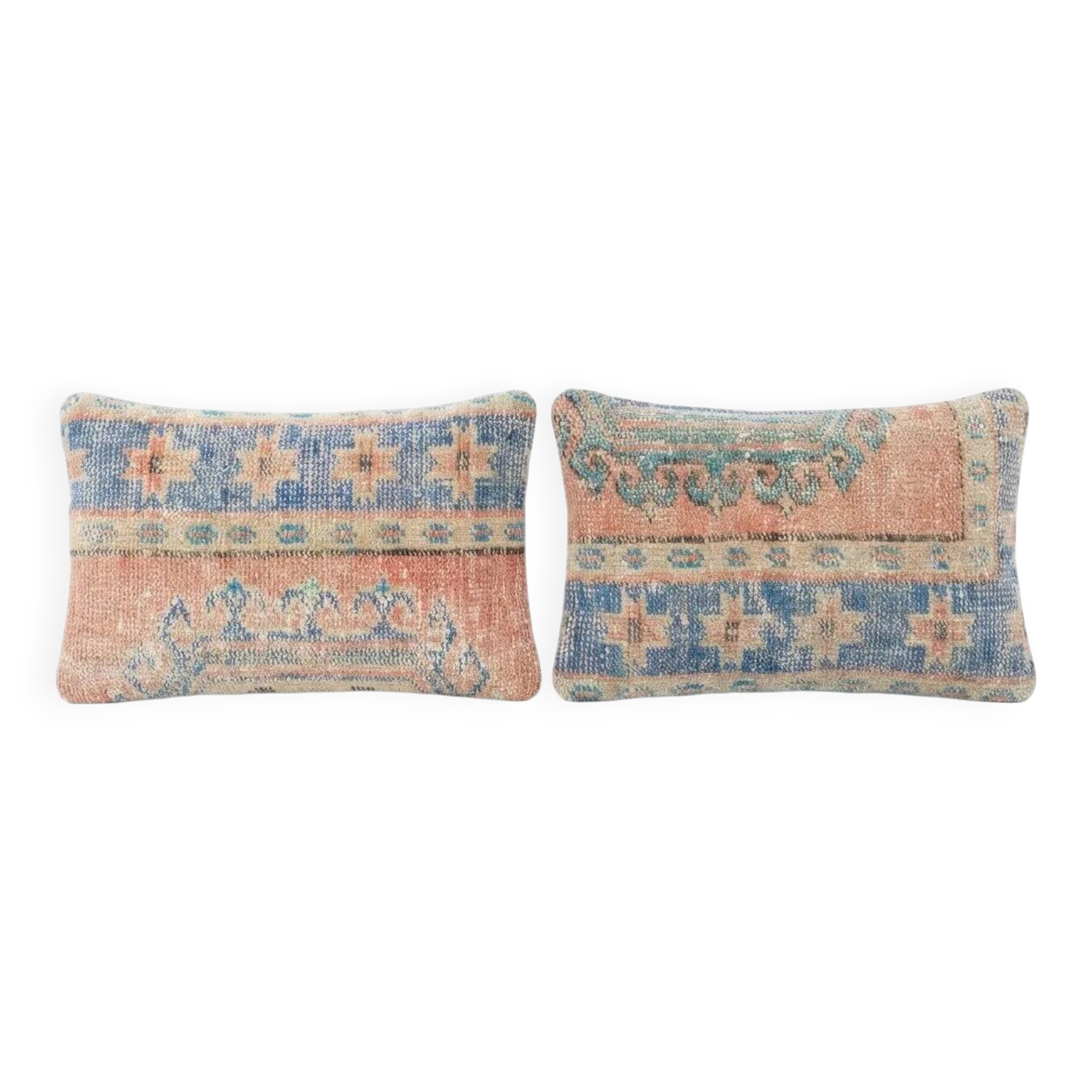 Set of 2 vintage Turkish cushion covers 41x61 cm