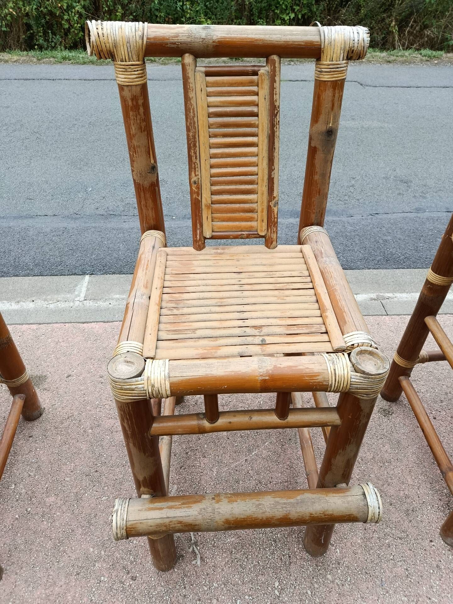 Bamboo high chairs