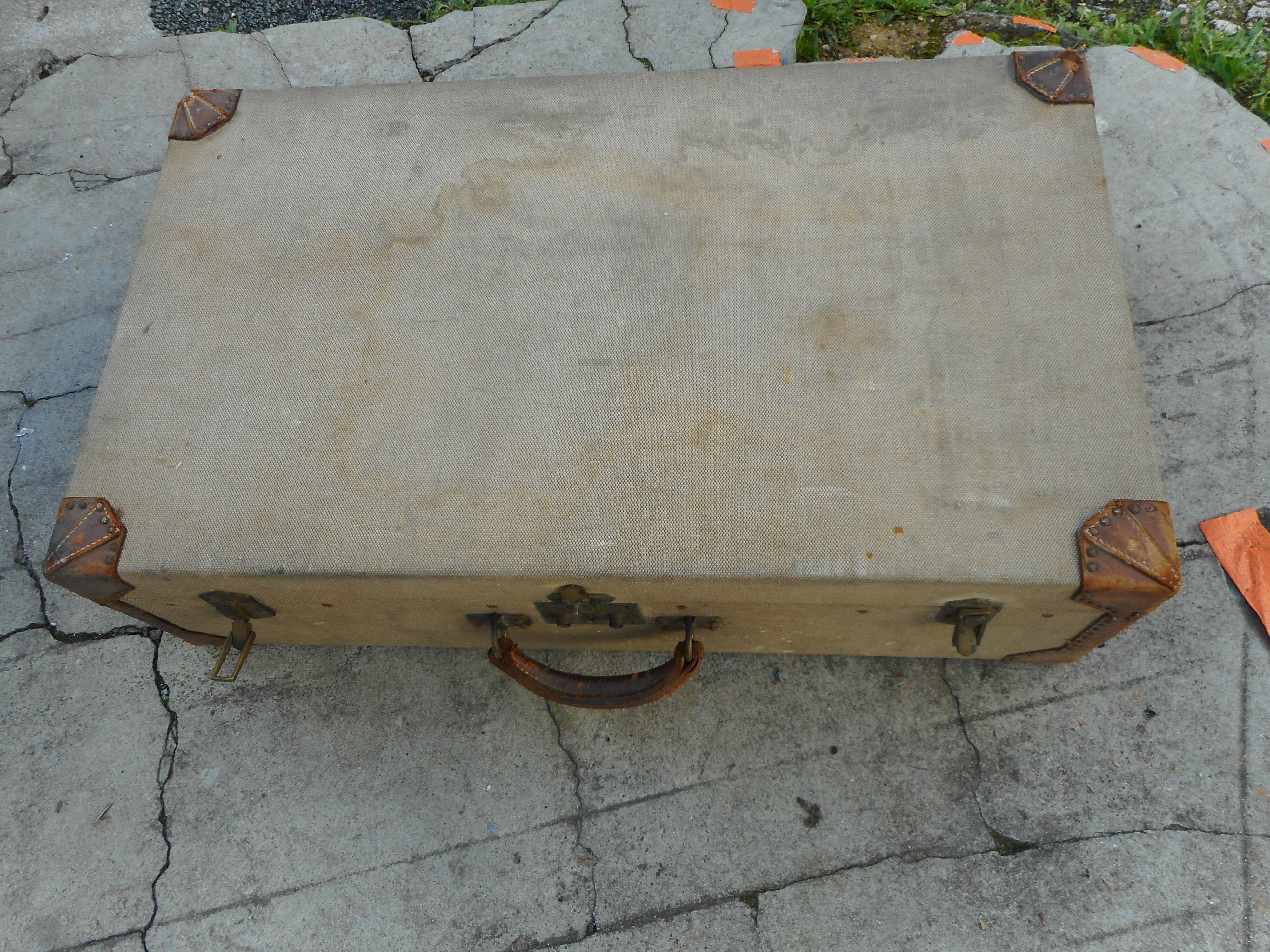 Leather and canvas "Hermes"