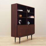 Mahogany bookcase, Danish design, 1970s, manufacturer: Omann Jun