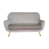 Sofa 2 places Egg 50s 60s