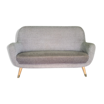 Sofa 2 places Egg 50s 60s