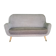 Sofa 2 places Egg 50s 60s