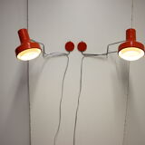 Mid-century  wall lamps designed by Josef Hurka for Napako, 1970's