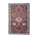 Antique shirvan area rug traditional wool tribal geometric azerbaijan carpet- 120x165cm
