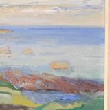 Anders A. Jonsson, Swedish Modern Landscape , 1950s, Oil on Panel, Framed