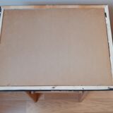 Die-cutting on vellum with antique frame