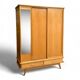 Vintage wardrobe with compass feet 1960