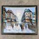 Signed painting by Duchamp on a Parisian street.