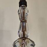 1940s lamp base, cut glass base