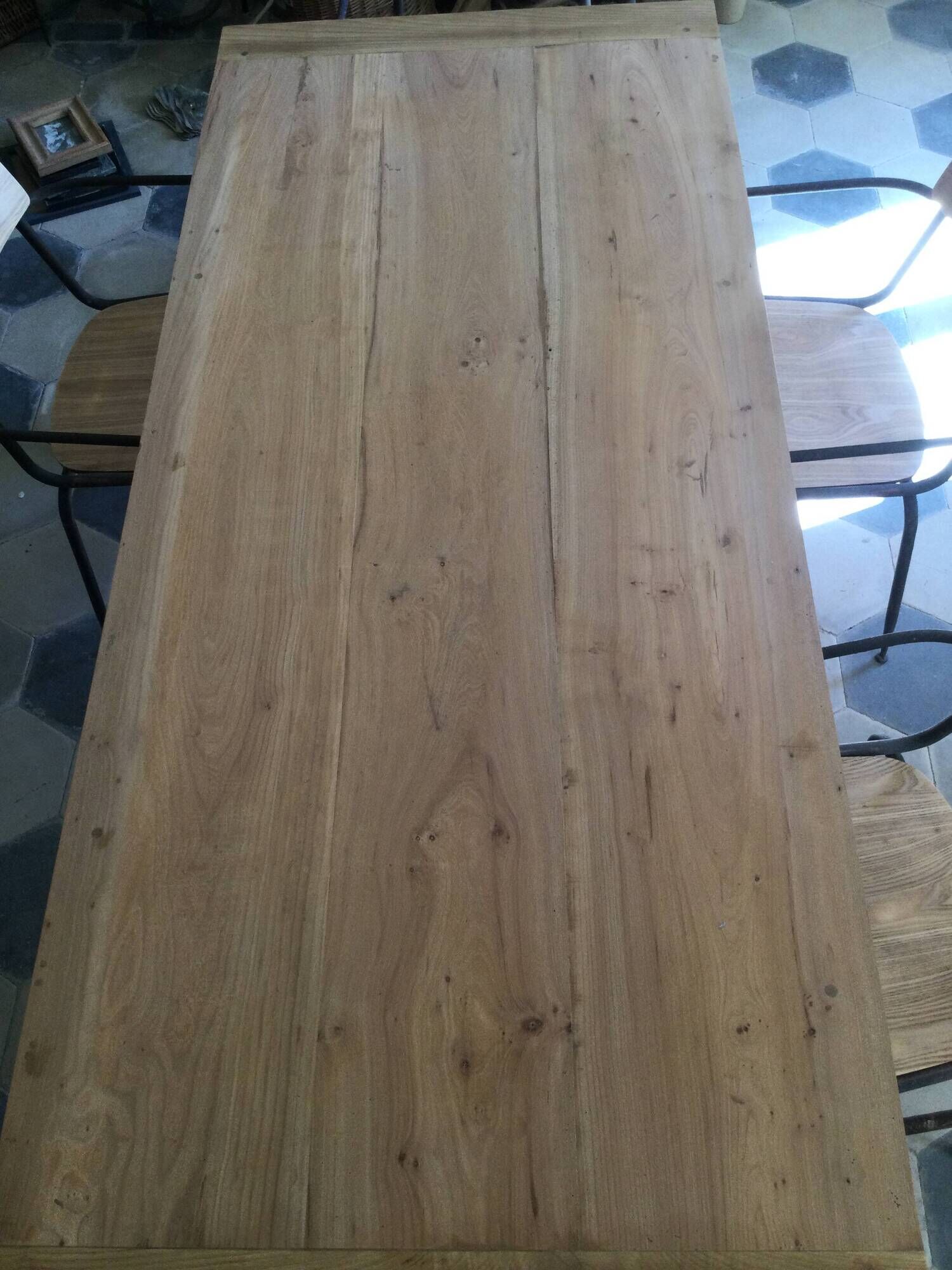 Renovated old farmhouse table