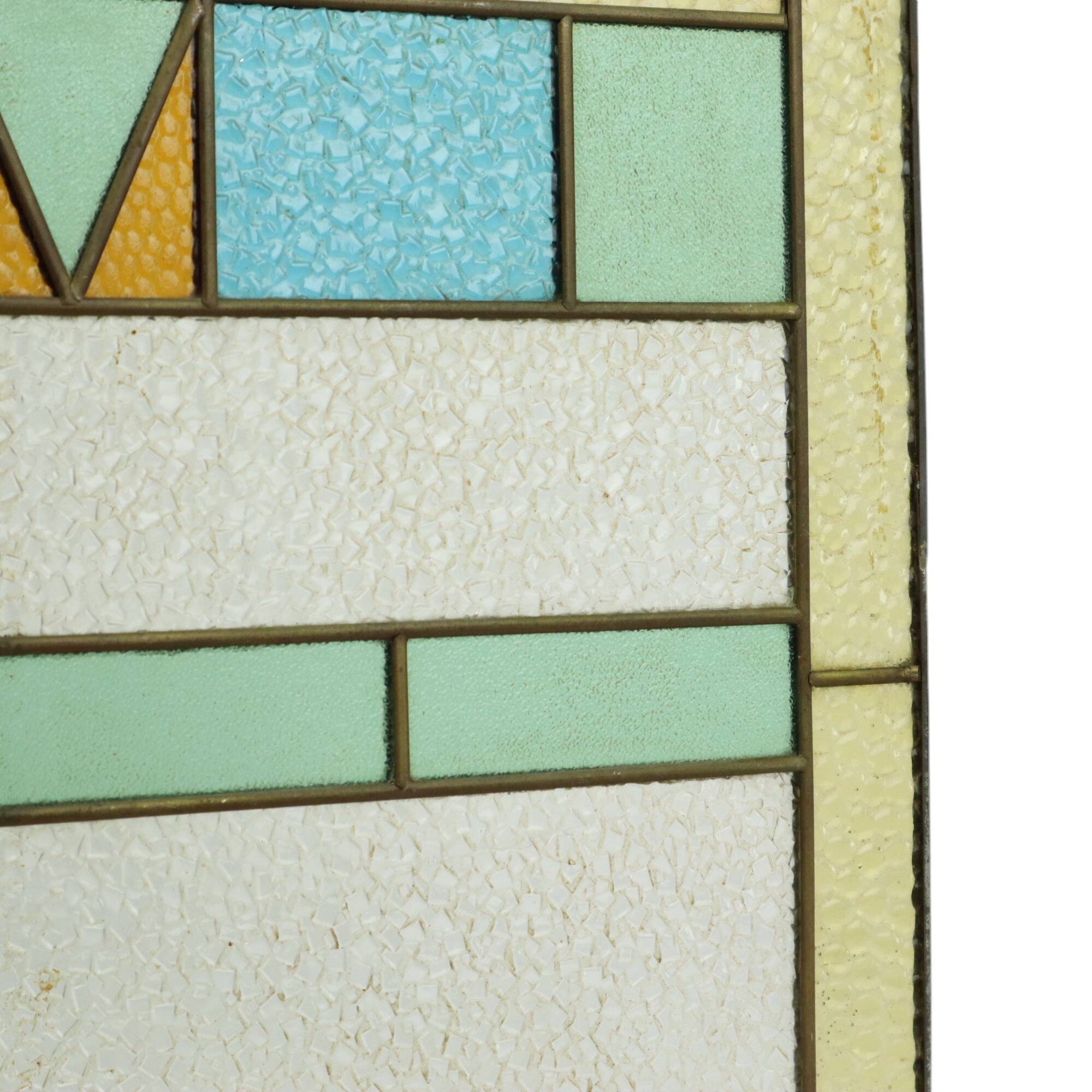 Vintage Stained Glass Window Stained Glass set of 2 Decorative Sun Catcher 40cm