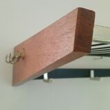 Portemanteau mural vintage bois et métal