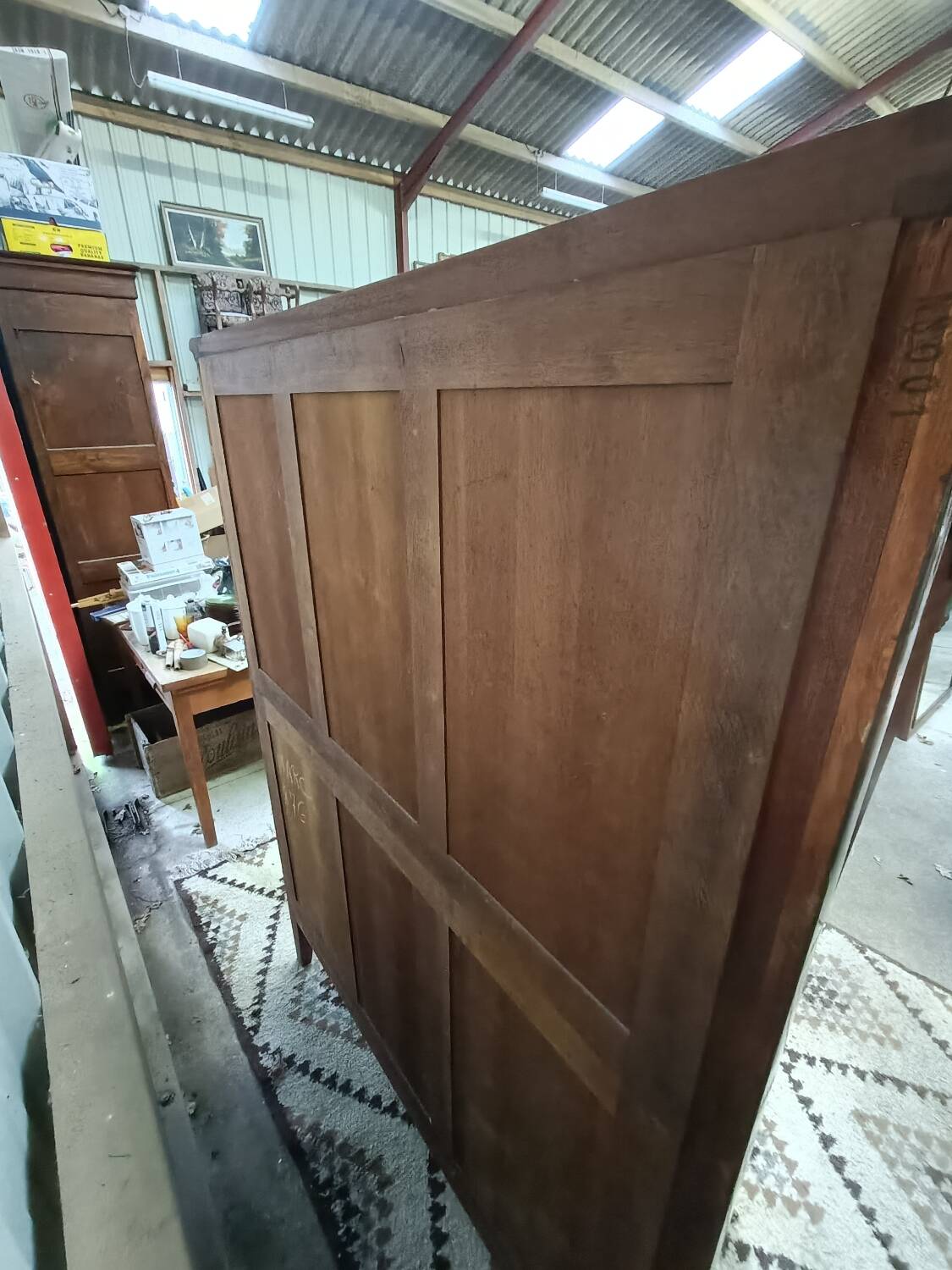 Rosewood inlaid cabinet