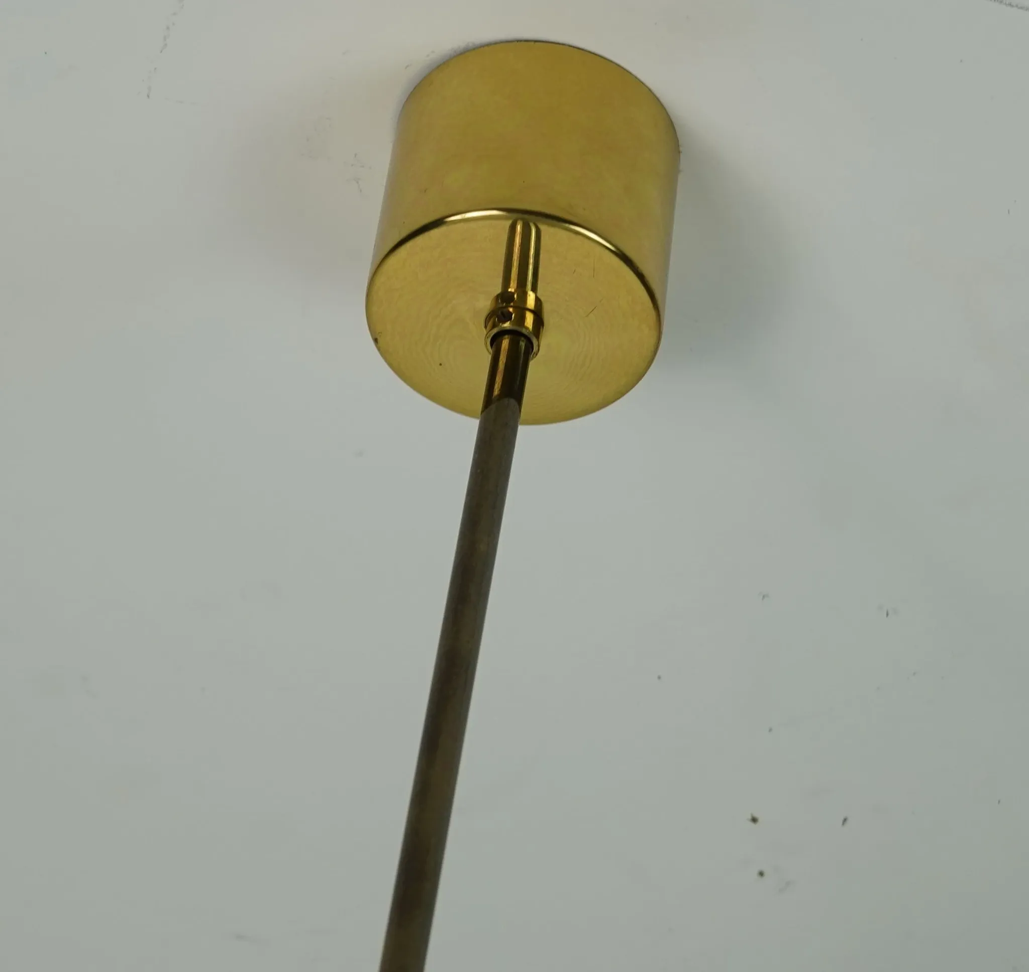 1960s vintage mid century doria ice glass CHANDELIER with 63 glass tubes