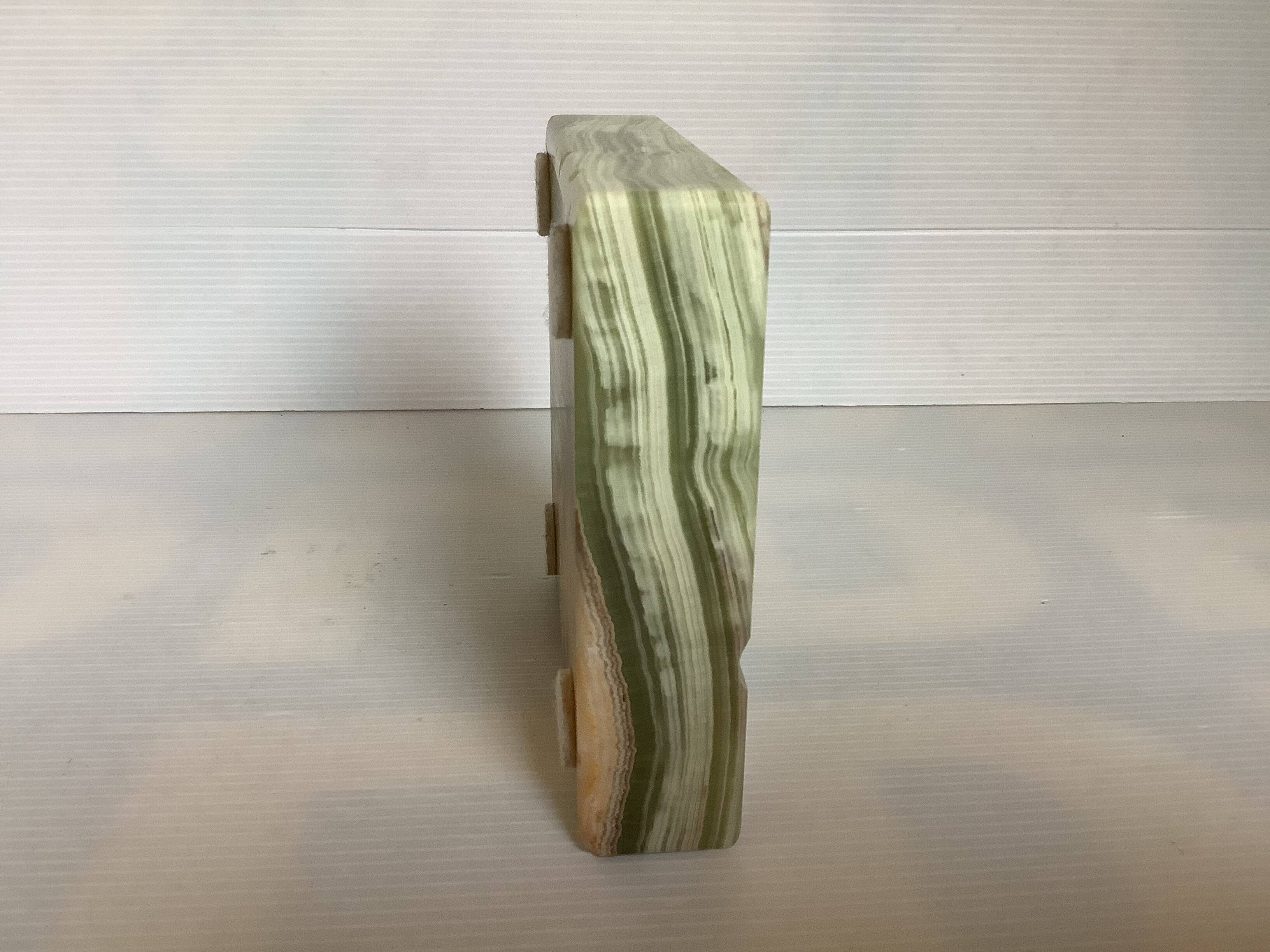 Green onyx ashtray empty pocket