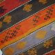Kilim vintage fait main Sumak persan 70cm x 132cm (1940s)