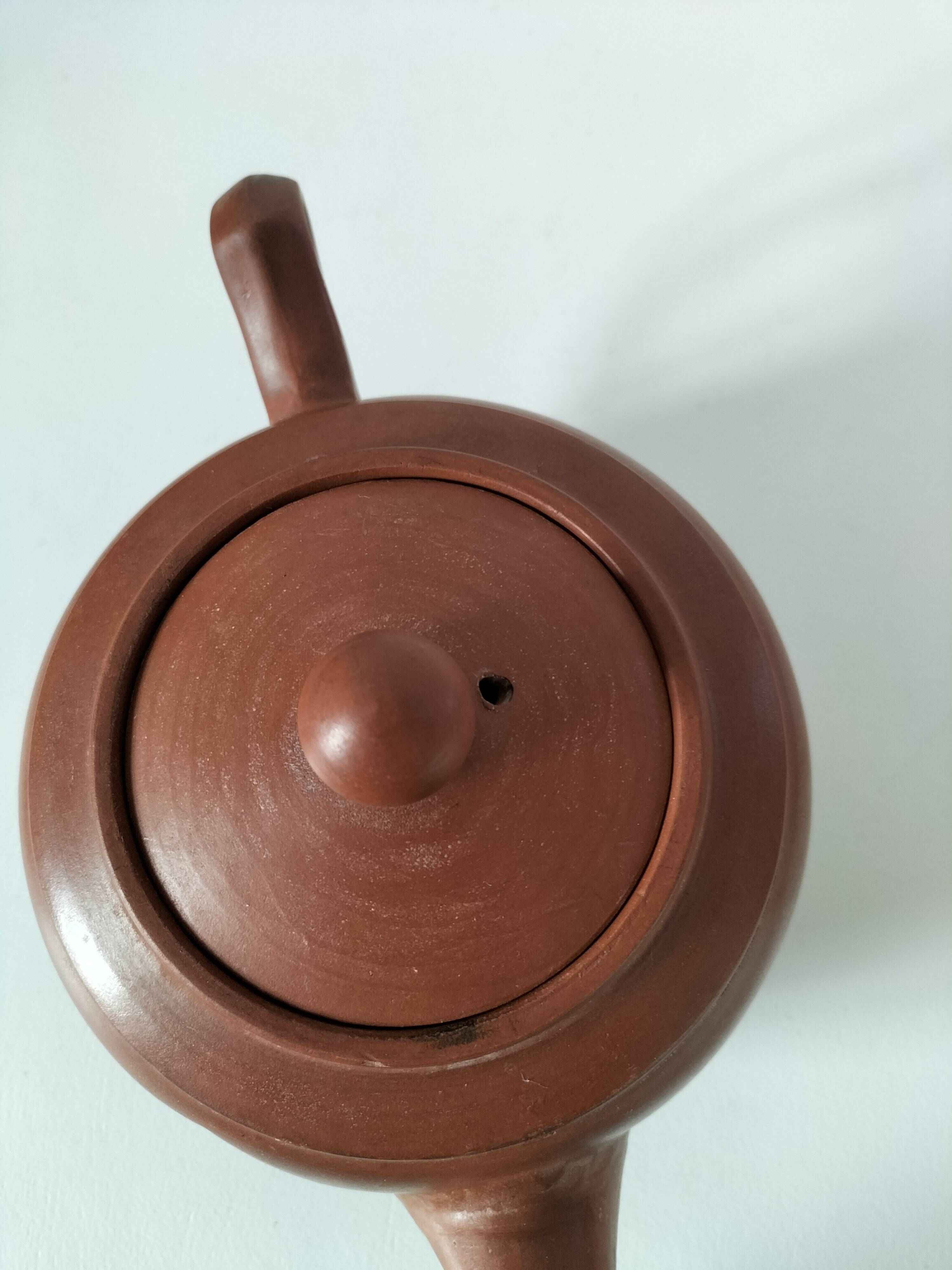 terracotta teapot