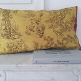 Housse de coussin en soie