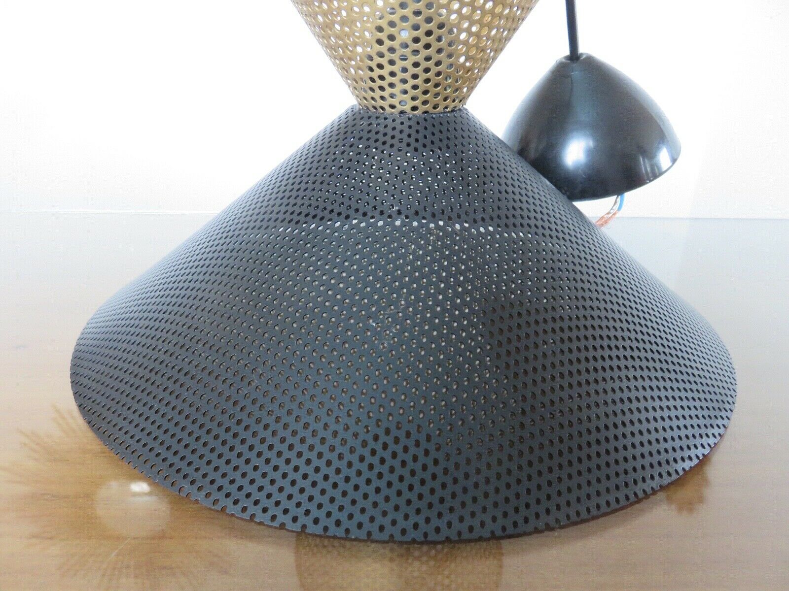 Hanging Diabolo perforated metal 60s 70s