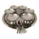 Guy Degrenne stainless steel ice set