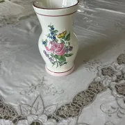 Old small faience vase Lunéville K&G lamp post decoration 13