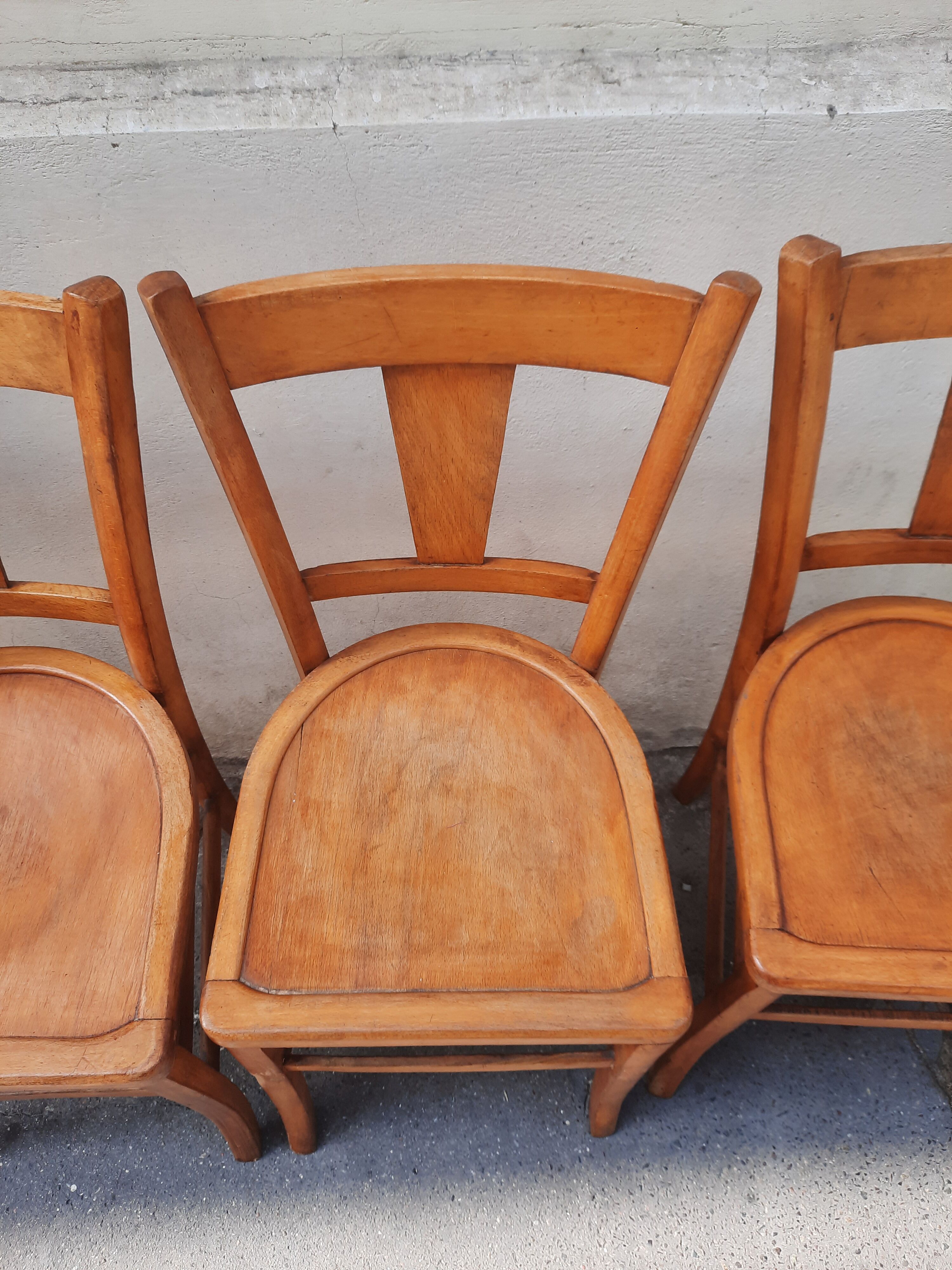 Lot de 3 chaises bistrot