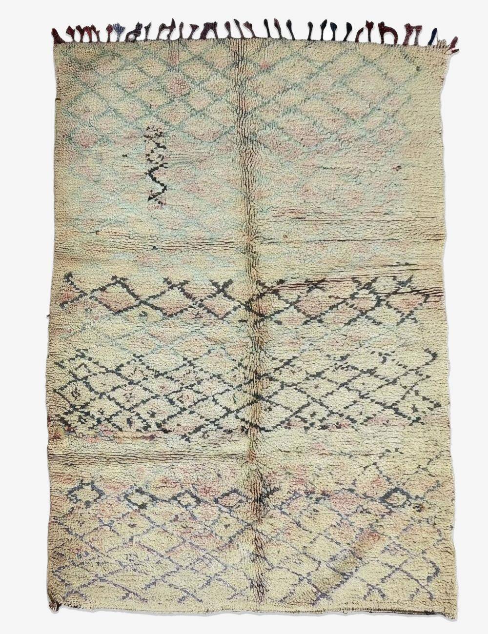 Vintage wool sheep rug - 230 x 154 cm