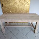 Renovated solid oak farmhouse table