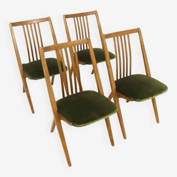 Set of 4 Scandinavian "Stand In" Svante Skogh chairs, Sweden, 1960