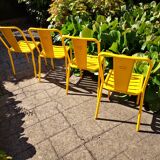 Lot de 4 chaises tolix modèle t4