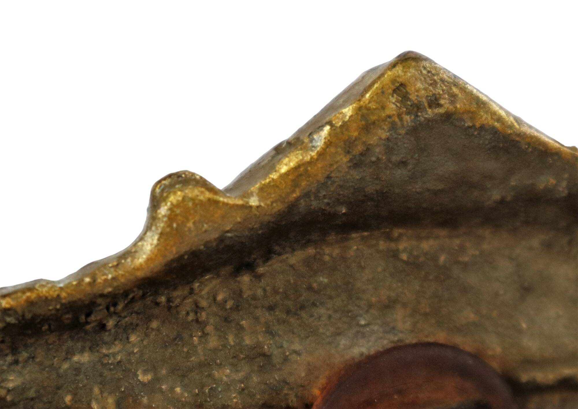 Vintage Horse Statue Solid Bronze Sculpture Patinated 20cm