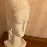 Sculpture tête de femme