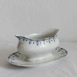 Gien "Memphis" iron clay sauce boat