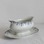 Gien "Memphis" iron clay sauce boat