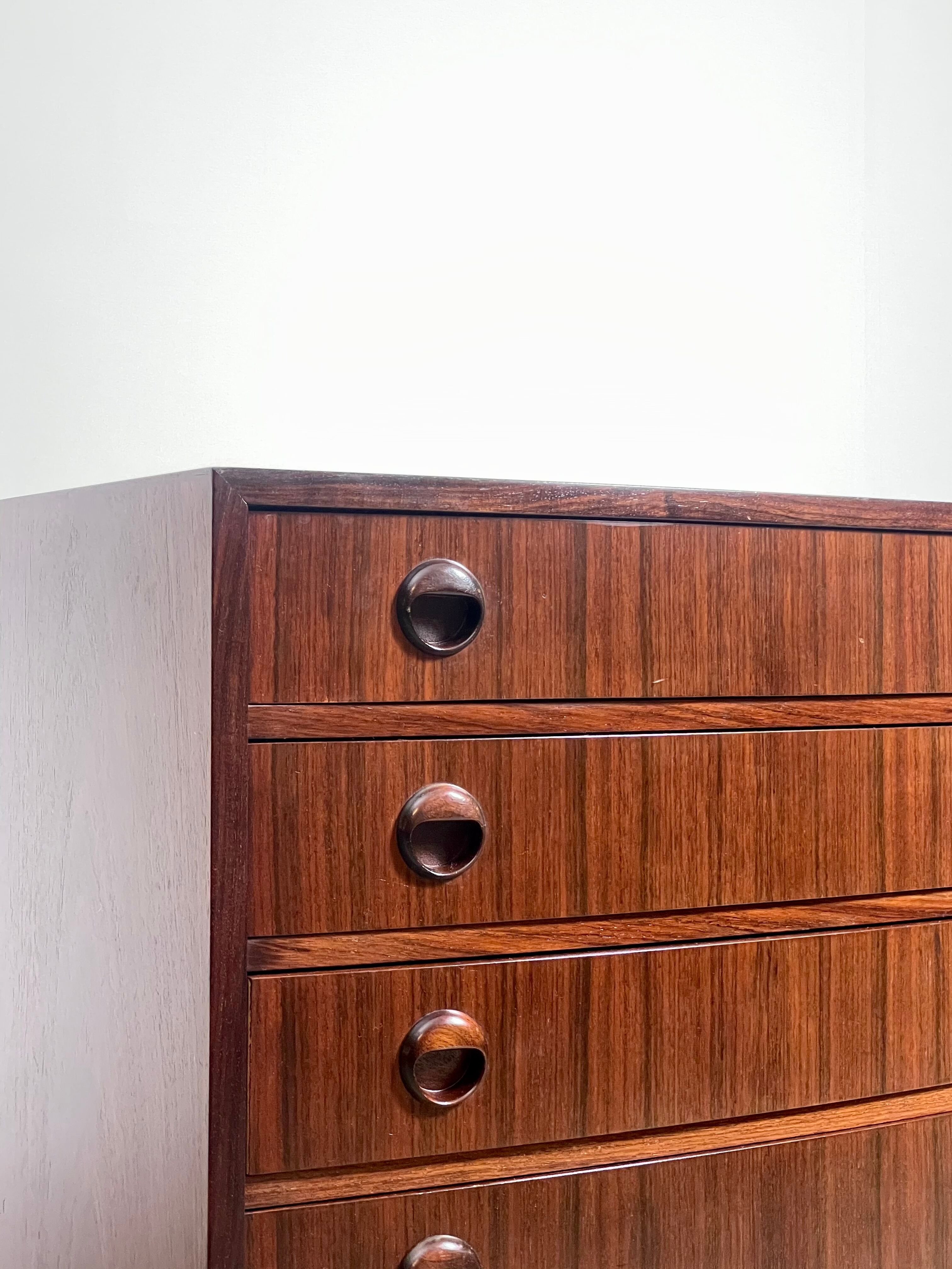 Danish Chest of Drawers in Rosewood by Kai Kristansen 1960s