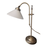 1970 desk lamp in adjustable period gilded brass