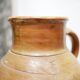 Pot à lait vintage en terre cuite vernissée