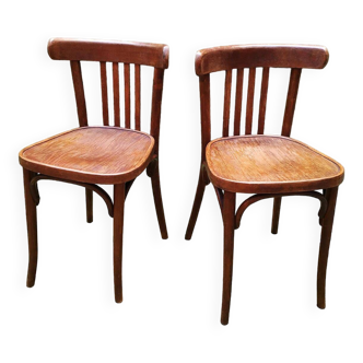 Paire de chaises bistrot