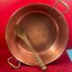 Jam bain 39 cm copper and bronze and its olive spoon