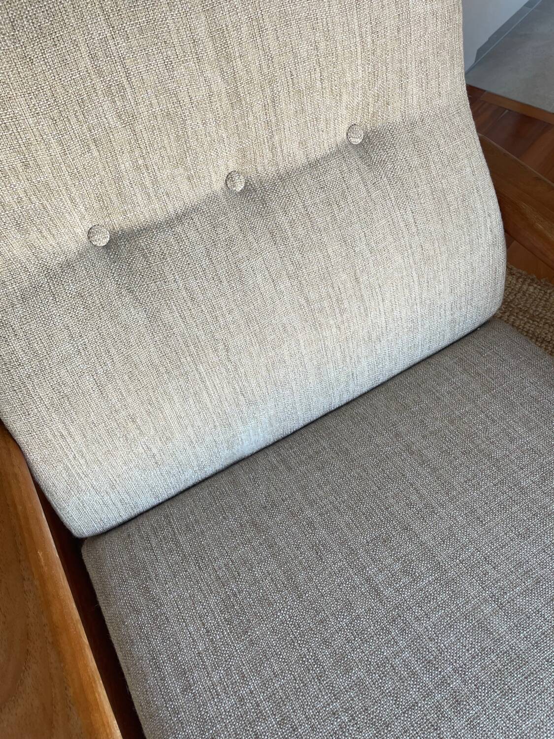 Fauteuil scandinave 60s teck