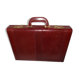 Leather briefcase-case