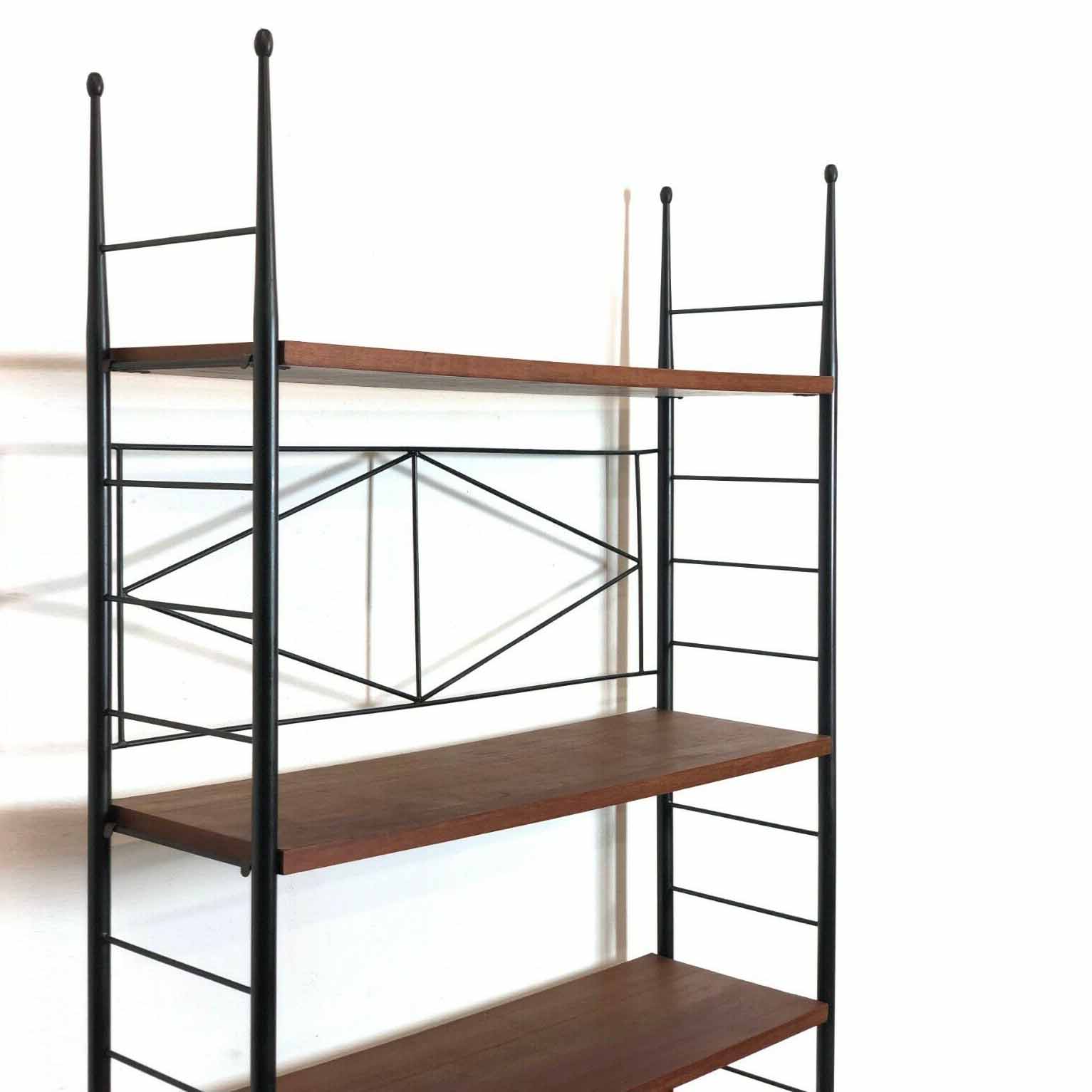 Storage cabinet - modernist library. Italy, 50s