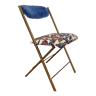 Folding chair upcycled, indian cream